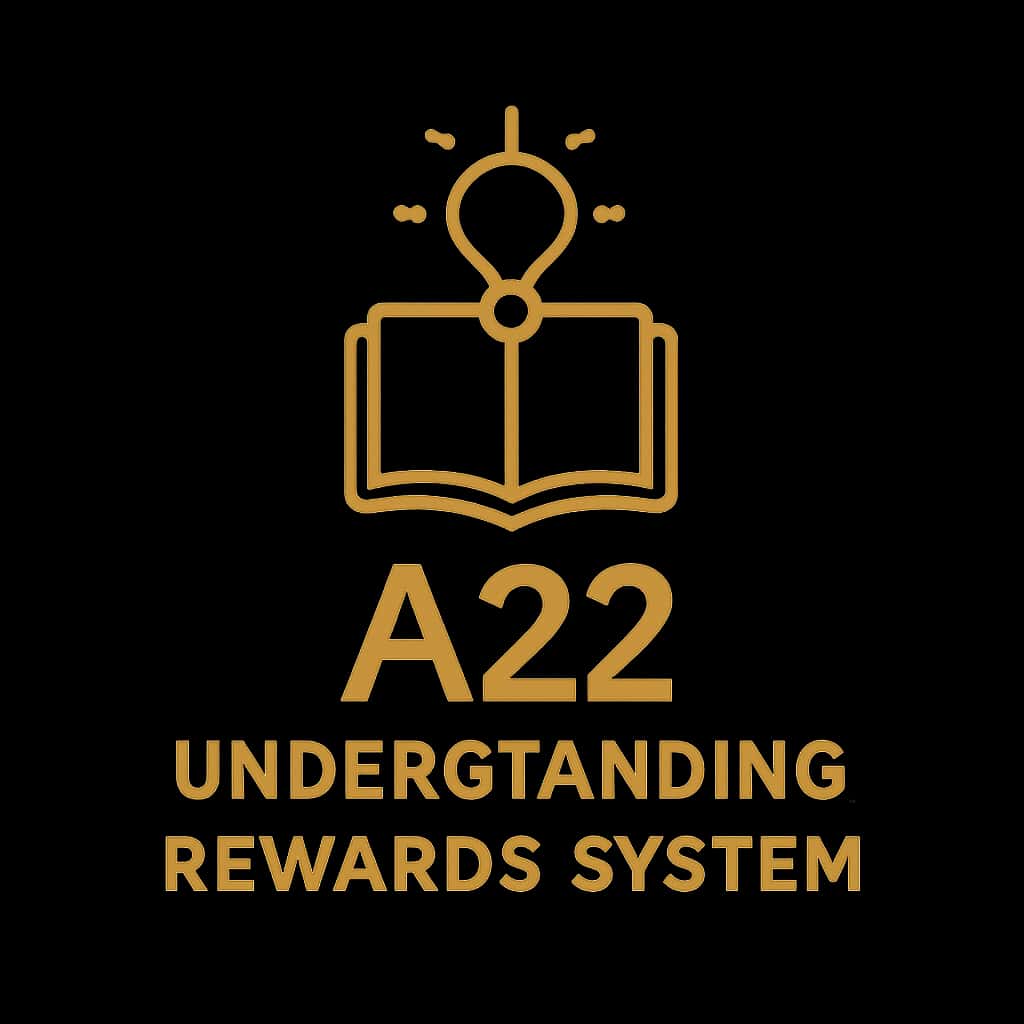 An icon depicting the A22 Rewards System as a helpful resource.